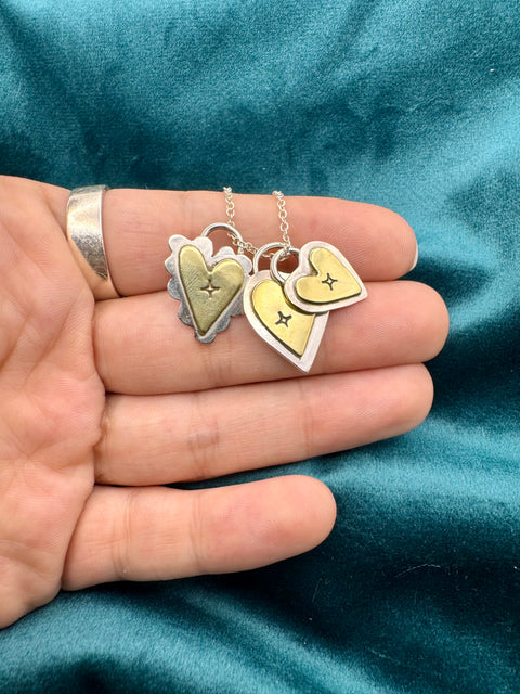 Heart Sparkle Pendants