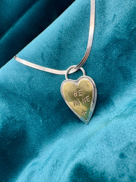 Be Mine Lock Pendant ✨