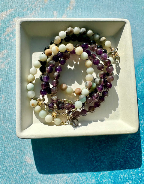 Amazonite & 14 kt Gold Fill Bracelet
