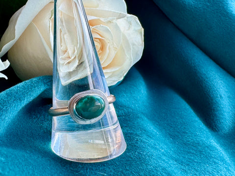 Turquoise in Sterling Silver with 14kt Gold Fill Ring