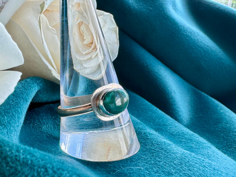 Turquoise in Sterling Silver with 14kt Gold Fill Ring