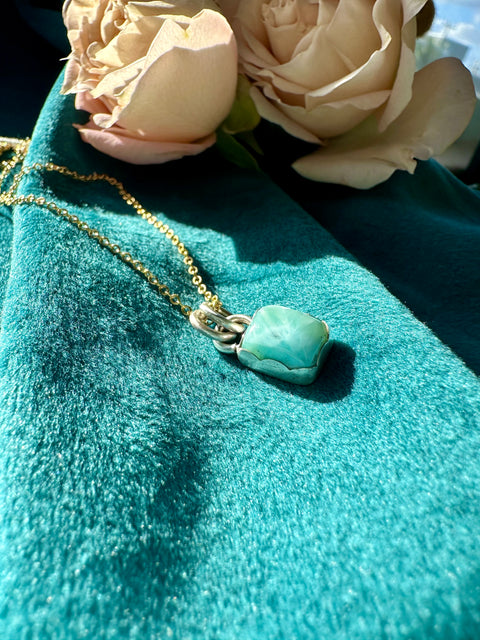 Larimar in Sterling Silver Pendants