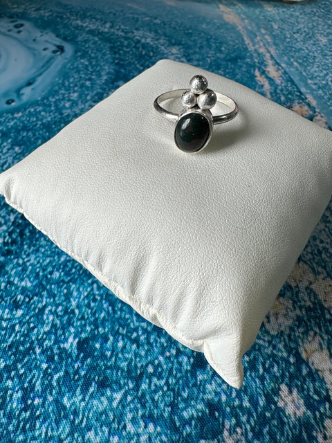 Bloodstone in Sterling Silver with triplet