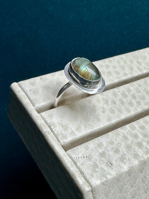 Labradorite in Sterling Silver with Sparkles