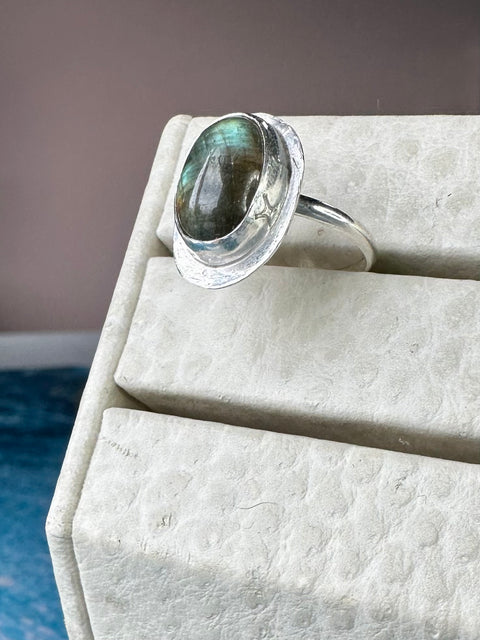 Labradorite in Sterling Silver with Sparkles