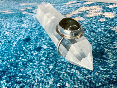 Labradorite in Sterling Silver with Sparkles