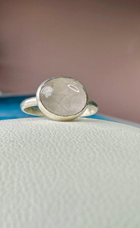 Rose Quartz in Sterling Silver