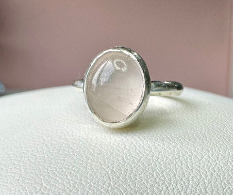 Rose Quartz in Sterling Silver