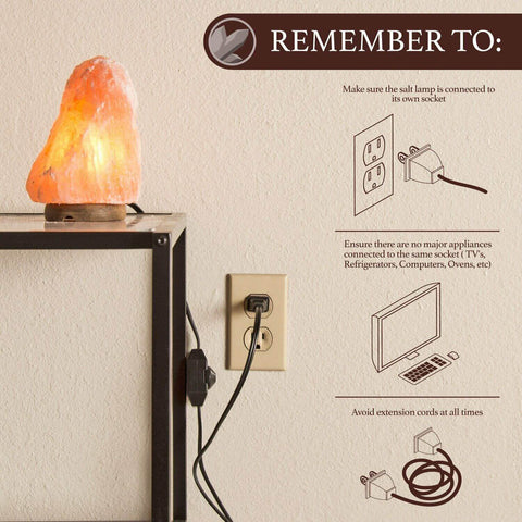 Original Himalayan Salt Rock Lamp