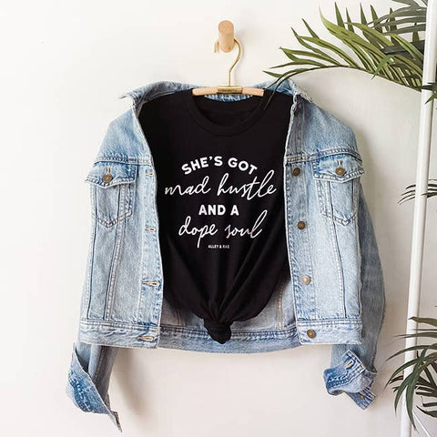 She's got mad hustle & a dope Soul Tee Shirt