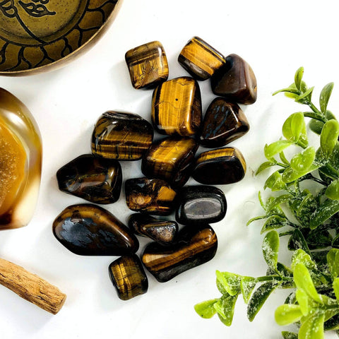 Tigers Eye Tumbled Gemstone
