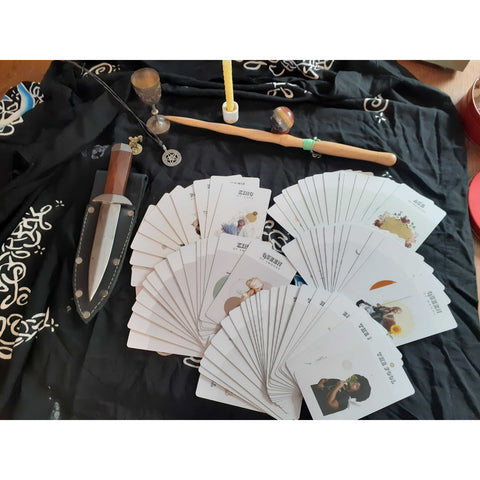 Gold Lyre Tarot Cards