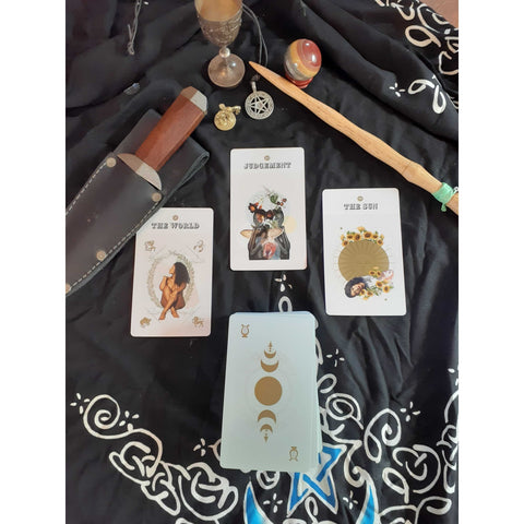 Gold Lyre Tarot Cards