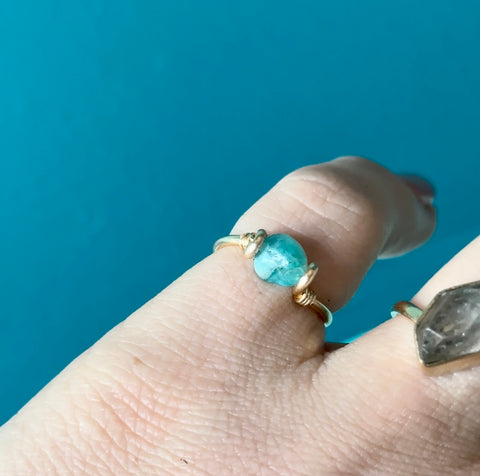 Russian Amazonite Ring