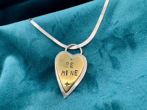 Be Mine Lock Pendant ✨