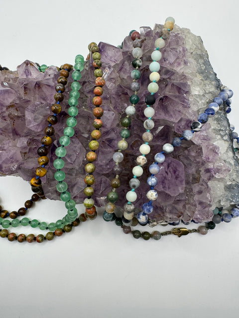 Beaded Gemstone Necklaces