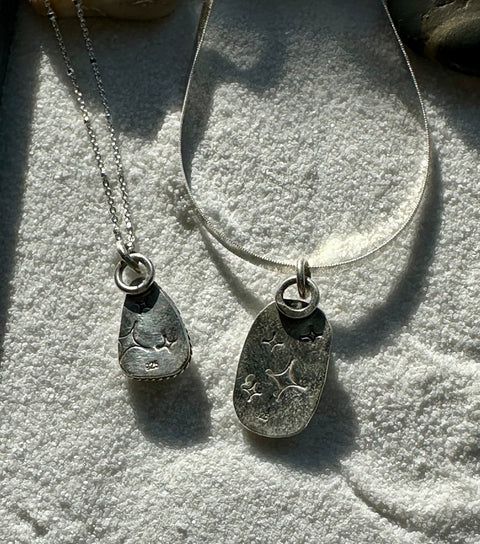 Larimar in Sterling Silver Necklaces