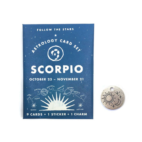 Scorpio (Oct 23 - Nov 21) Astrology Card Pack