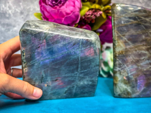 over 2 pound Purple Labradorite Freeform Crystal